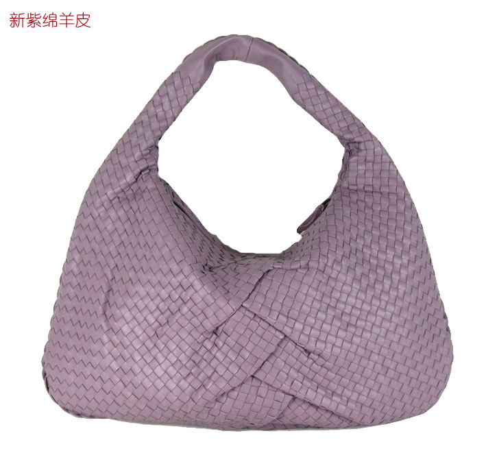 Bottega Veneta Shopping Bag Nappa Woven Pleat Tote Bag 5093 light purple